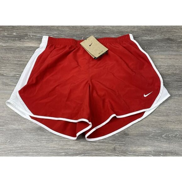 Nike Big Girls Dri-Fit Tempo Running Lined Shorts 848196-611 Red XL NEW - Picture 1 of 6